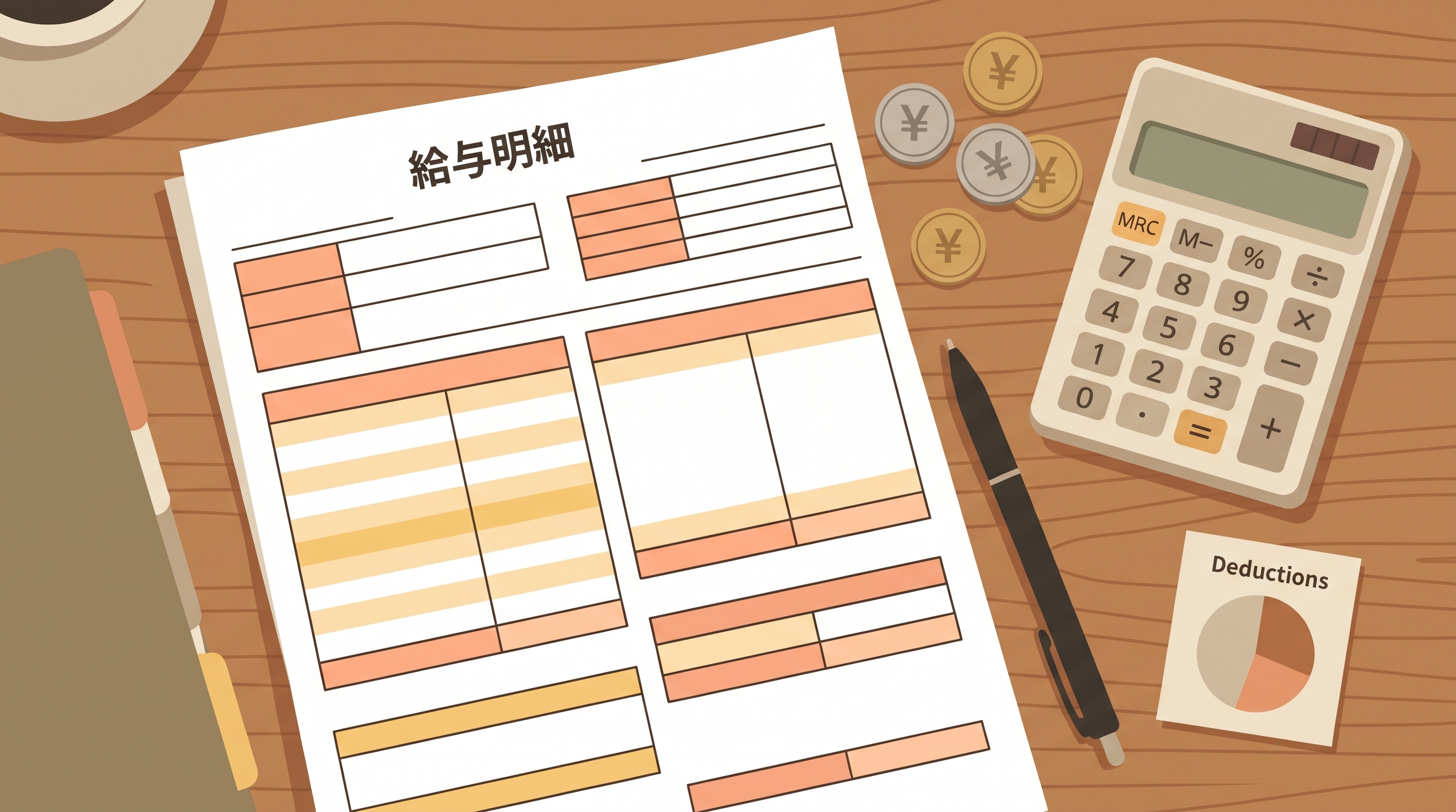Tax breakdown and take-home pay calculation in Japan