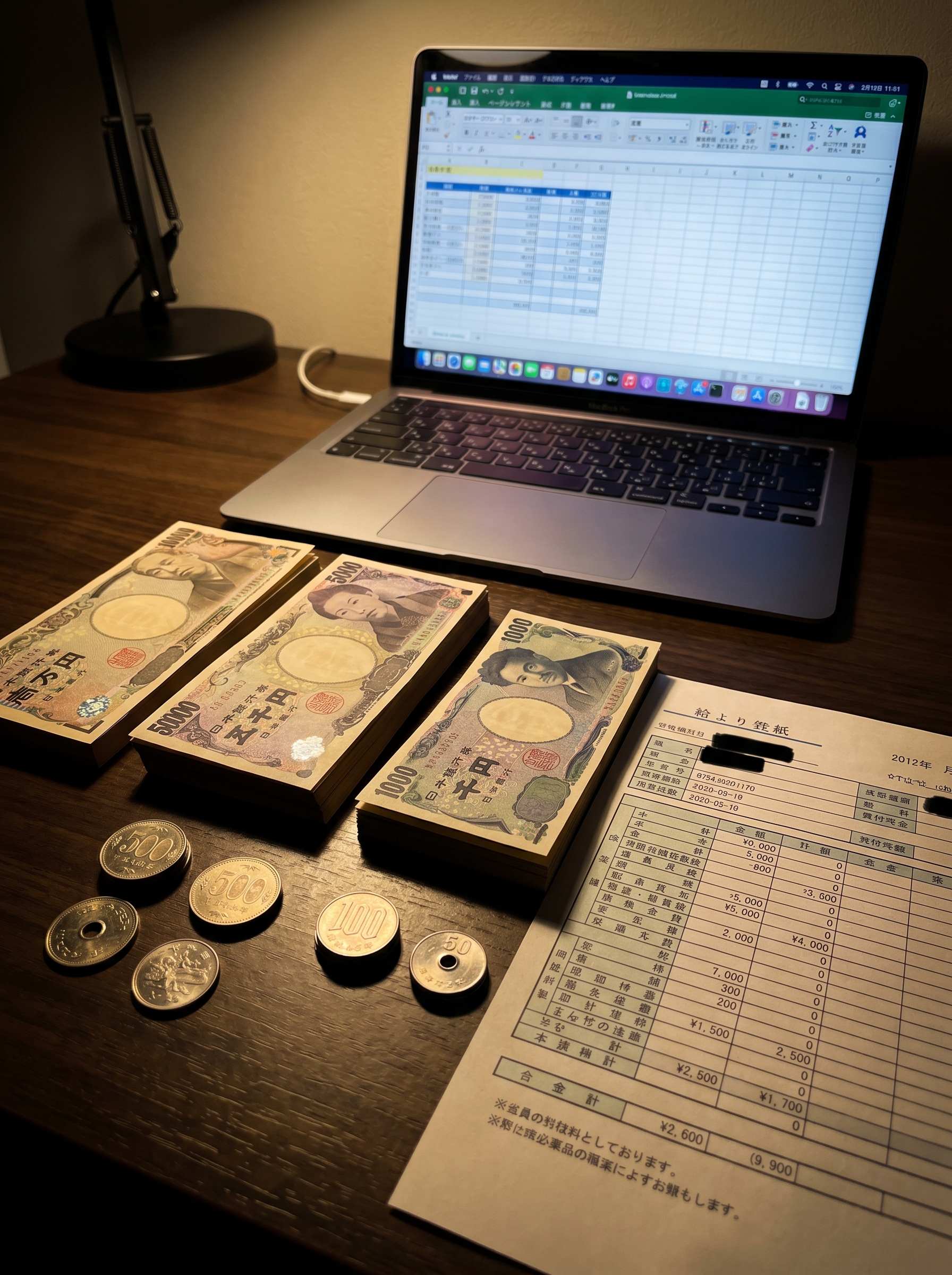 Japanese yen banknotes and coins — IT salary in Japan