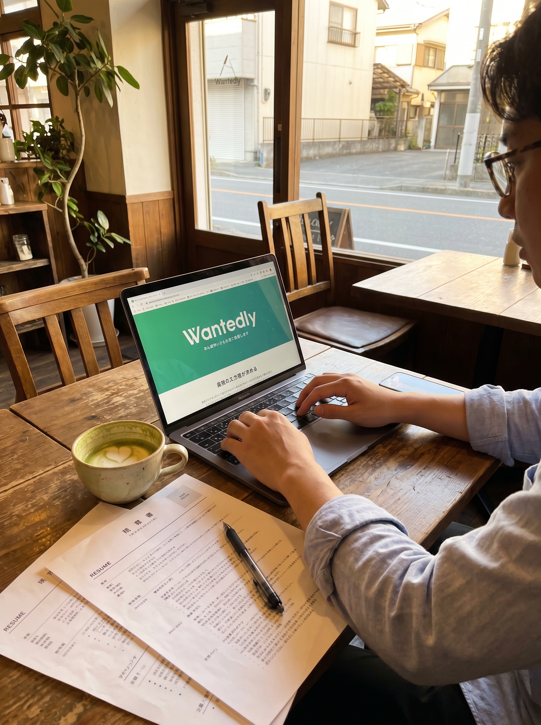 Browsing IT job platforms to find work in Japan