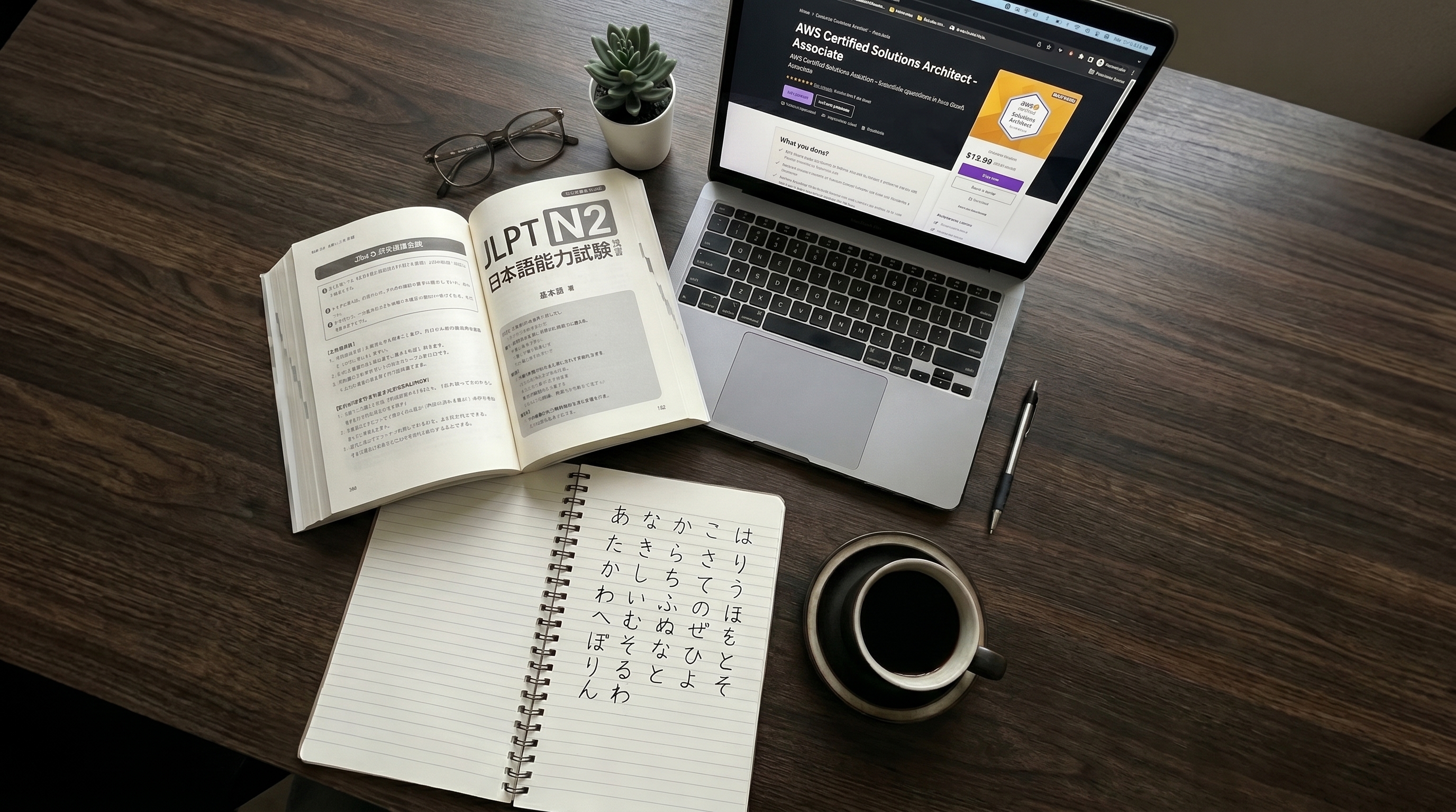 JLPT N2 study materials for IT engineers in Japan